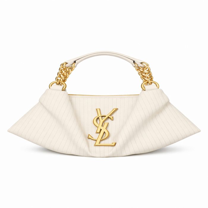 کیف ysl مجلسی سفید